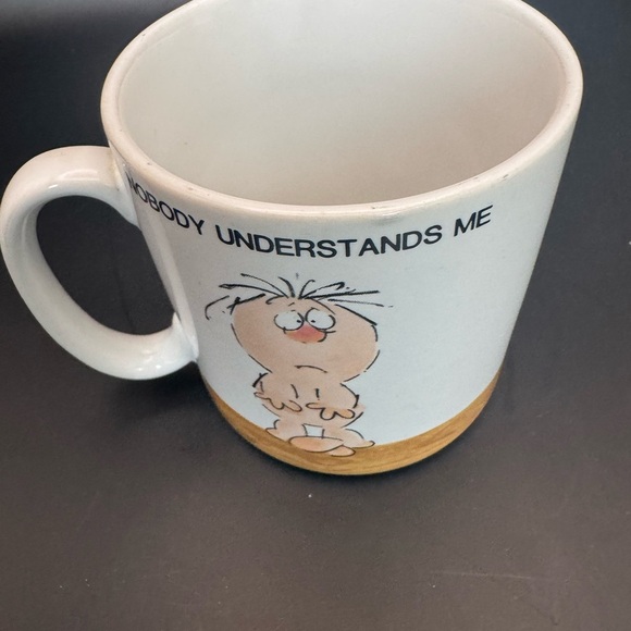 VTG Message Mugs Nobody Understands Me Coffee Cup Mug Novelty Collectible Fun - Picture 3 of 4